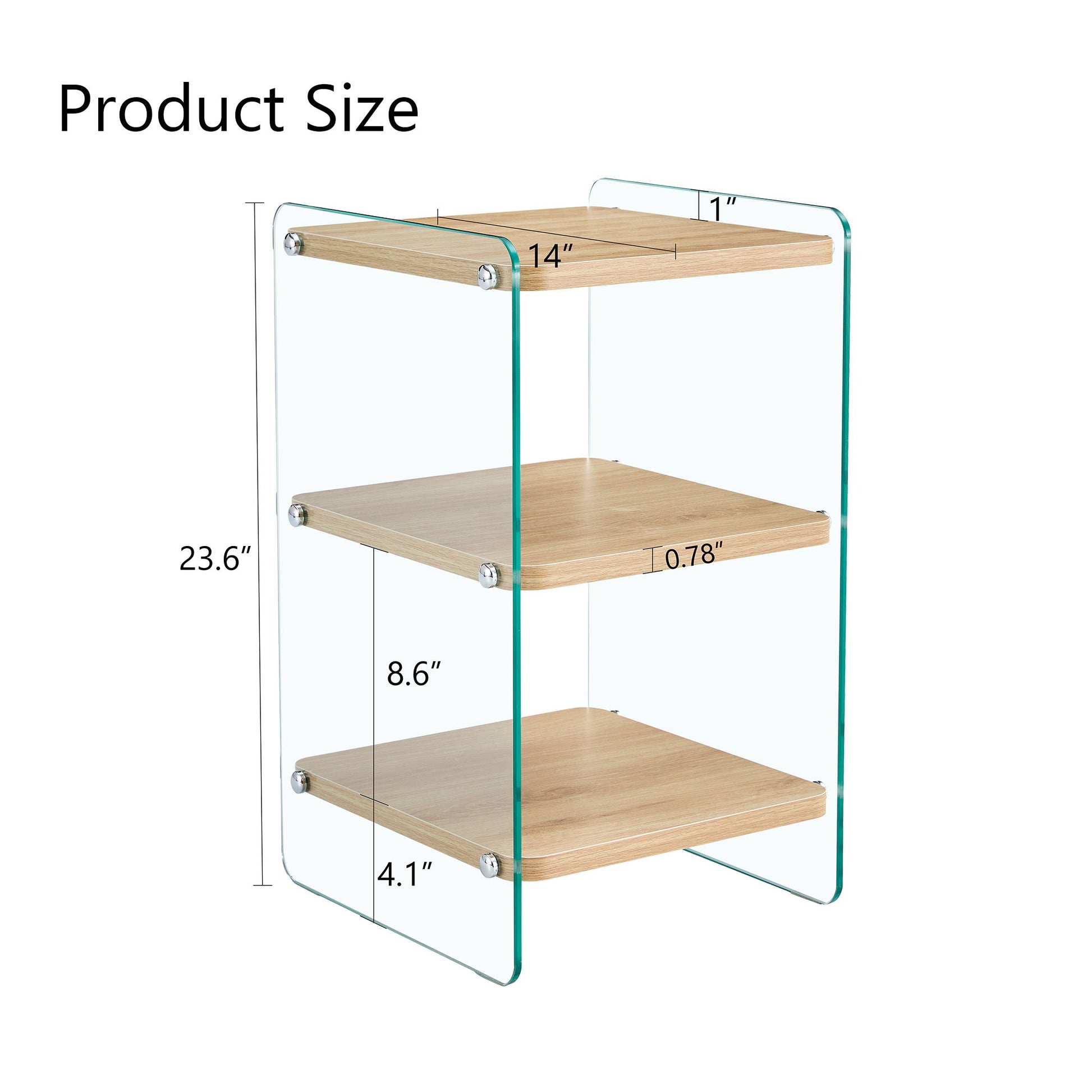 Modern 3 Layer Bedside Cabinet With Storage Function - The Sleep Loft - Online Mattress Showroom NYC
