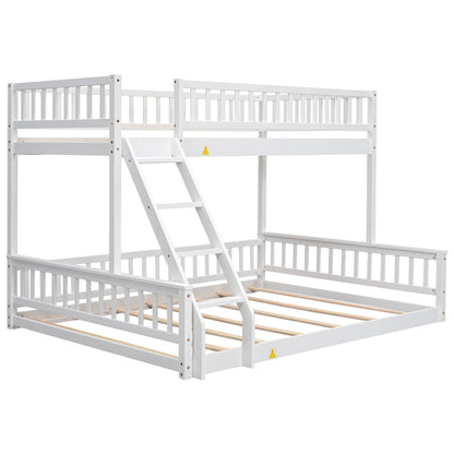 Bunk Bed With Ladder And Guardrails - The Sleep Loft - Online Mattress Showroom NYC