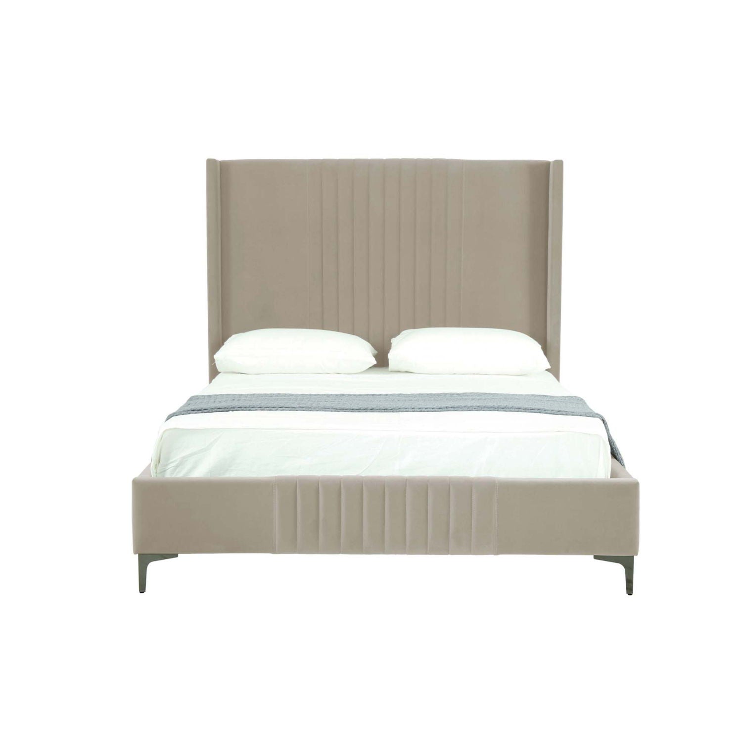 Promenade - Bed With Upholstered Headboard And Slats - The Sleep Loft - Online Mattress Showroom NYC