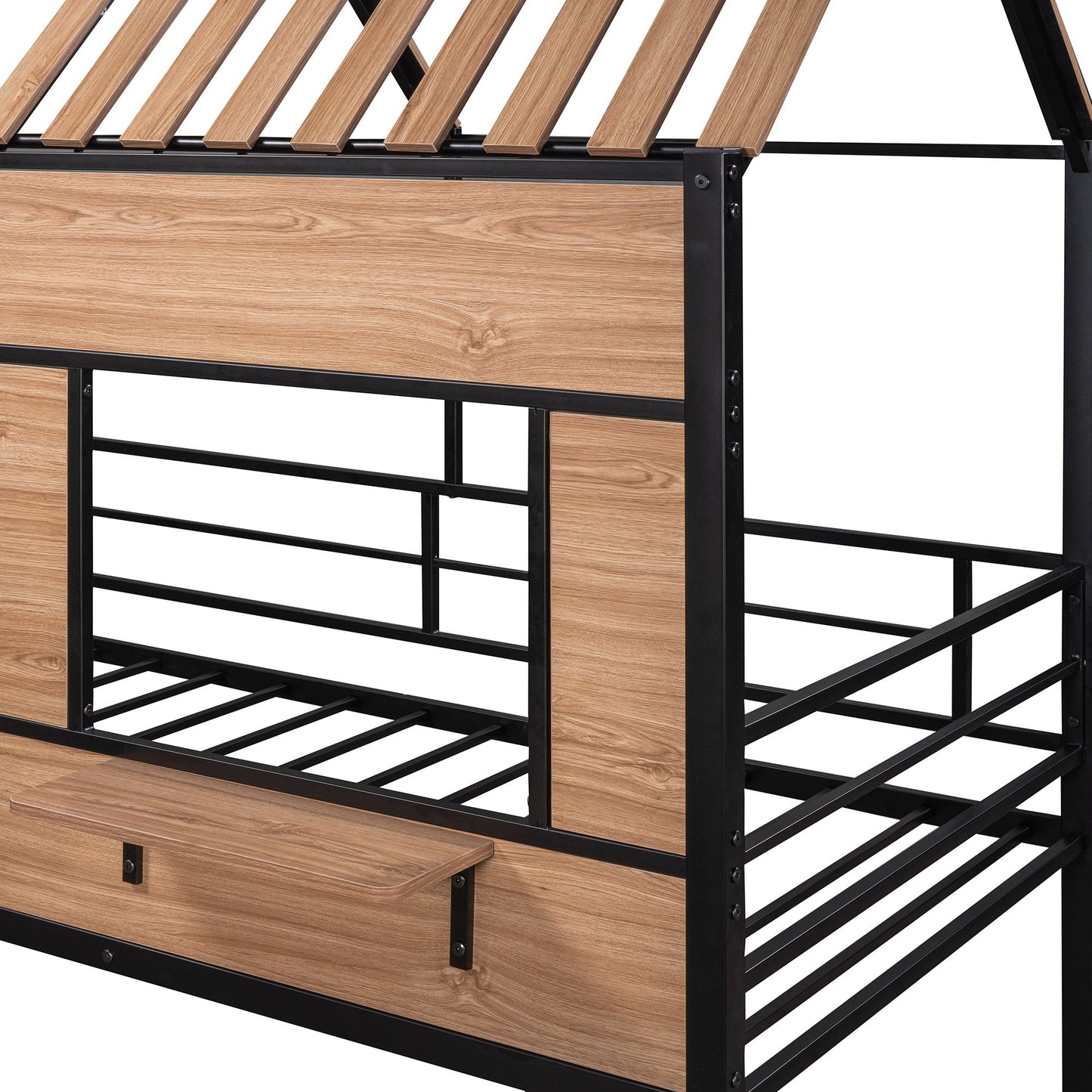 Loft Bed With Roof, Window, Guardrail, Ladder - The Sleep Loft - Online Mattress Showroom NYC