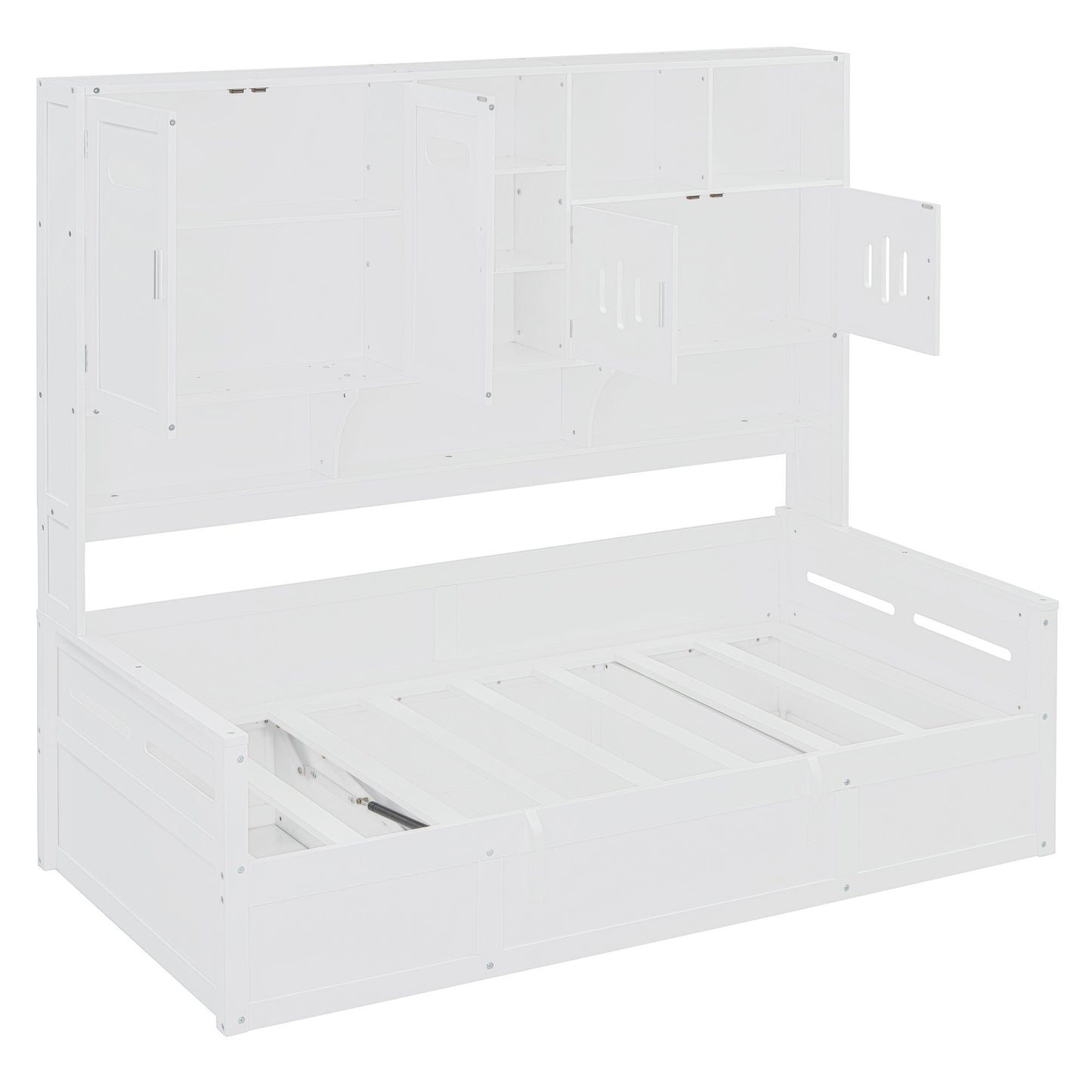 Daybed With All-In-One Cabinet And Shelf - The Sleep Loft - Online Mattress Showroom NYC