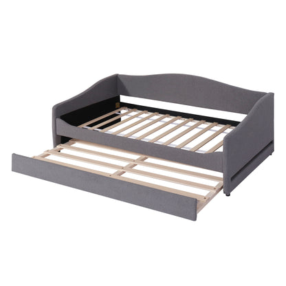 Design Upholstered Daybed With Light And Trundle - The Sleep Loft - Online Mattress Showroom NYC