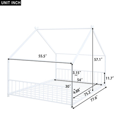 Metal House Bed - The Sleep Loft - Online Mattress Showroom NYC