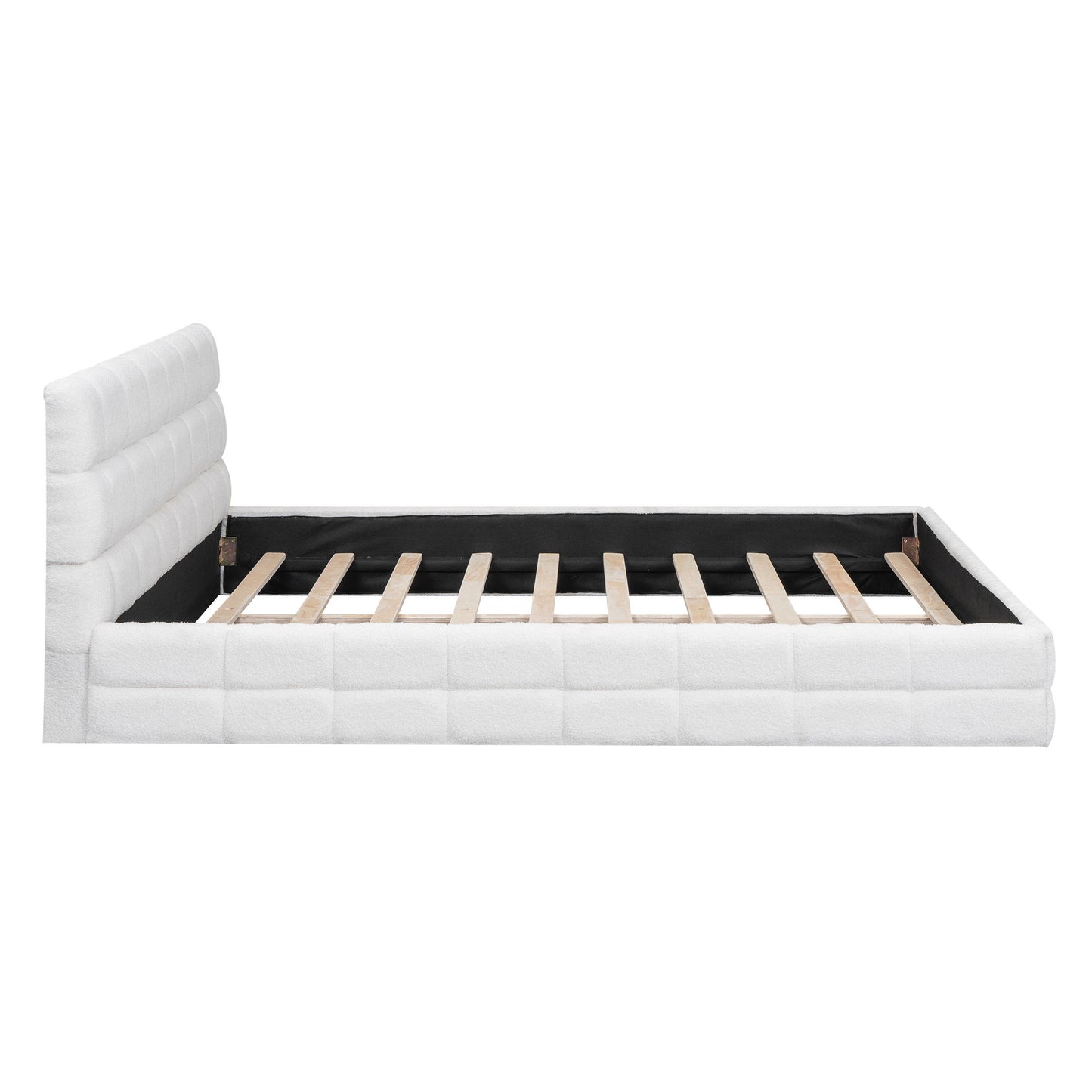 Upholstered Platform Bed With Headboard - The Sleep Loft - Online Mattress Showroom NYC