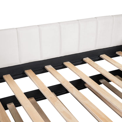 Upholstered Daybed With Ergonomic Design Backrest - The Sleep Loft - Online Mattress Showroom NYC