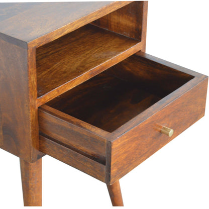 Solid Wood Mini Nightstand - The Sleep Loft - Online Mattress Showroom NYC