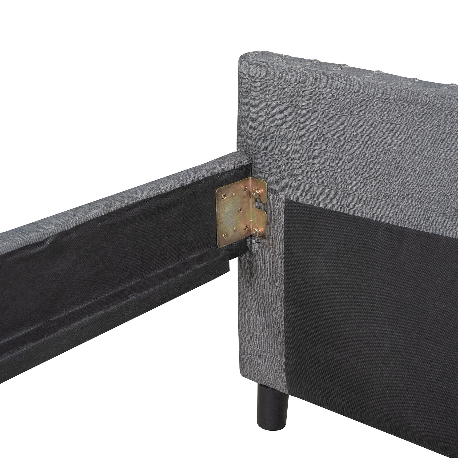 Upholstered Daybed With Two Drawers, Wood Slat Support - The Sleep Loft - Online Mattress Showroom NYC
