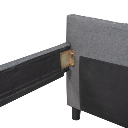 Upholstered Daybed With Two Drawers, Wood Slat Support - The Sleep Loft - Online Mattress Showroom NYC