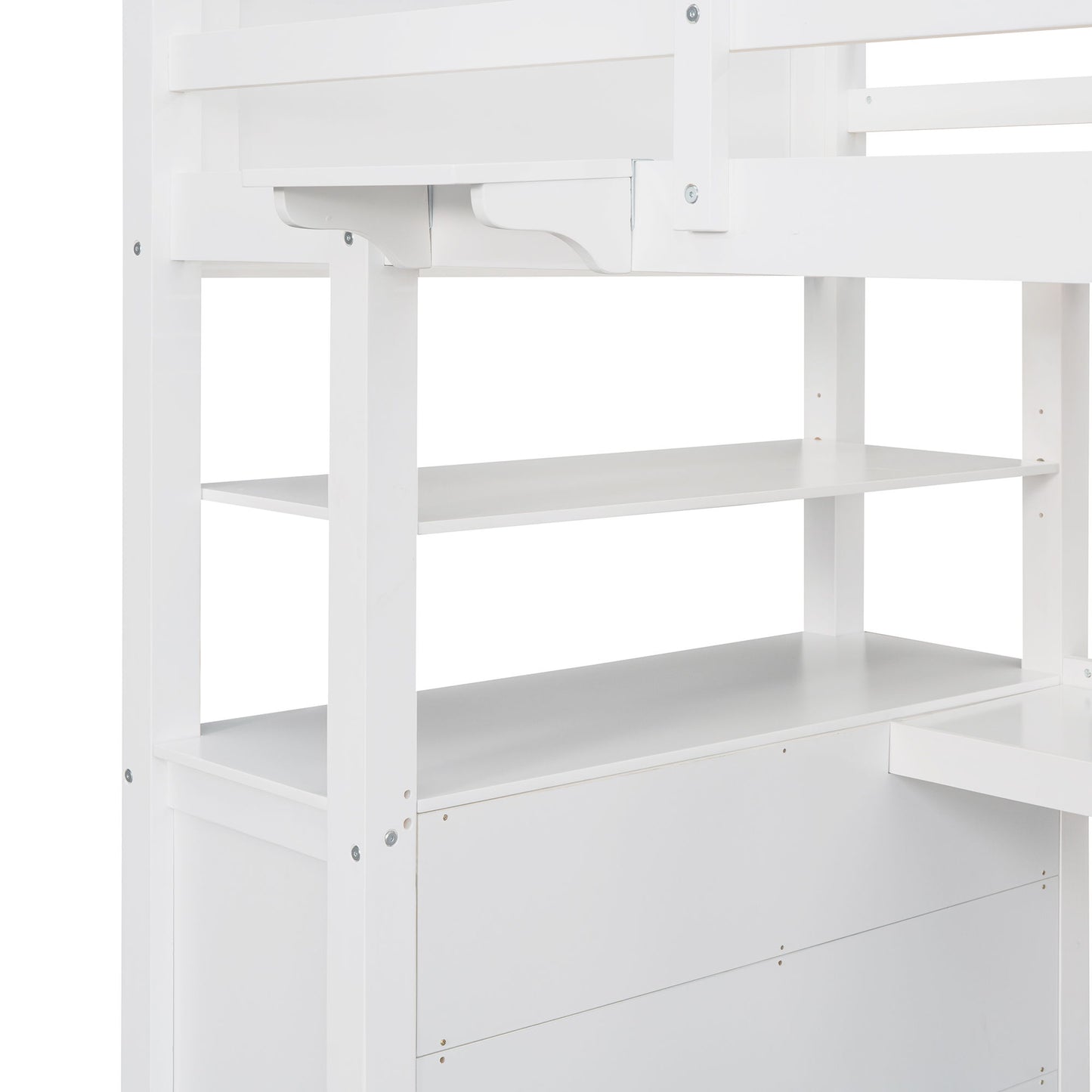 Loft Bed With Drawers With Desk And Shelves - The Sleep Loft - Online Mattress Showroom NYC