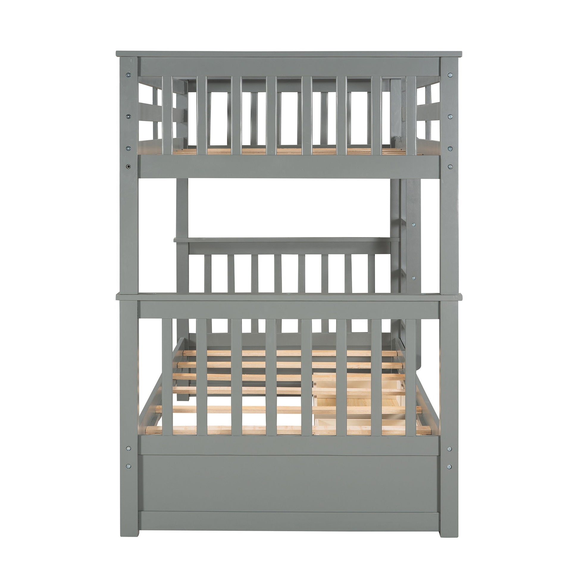 Bunk Bed With Ladders And 2 Storage Drawers - The Sleep Loft - Online Mattress Showroom NYC
