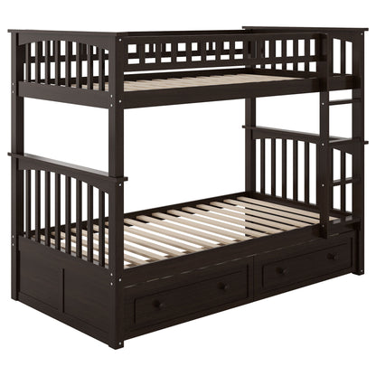 Bunk Bed With Drawers, Convertible Design - The Sleep Loft - Online Mattress Showroom NYC