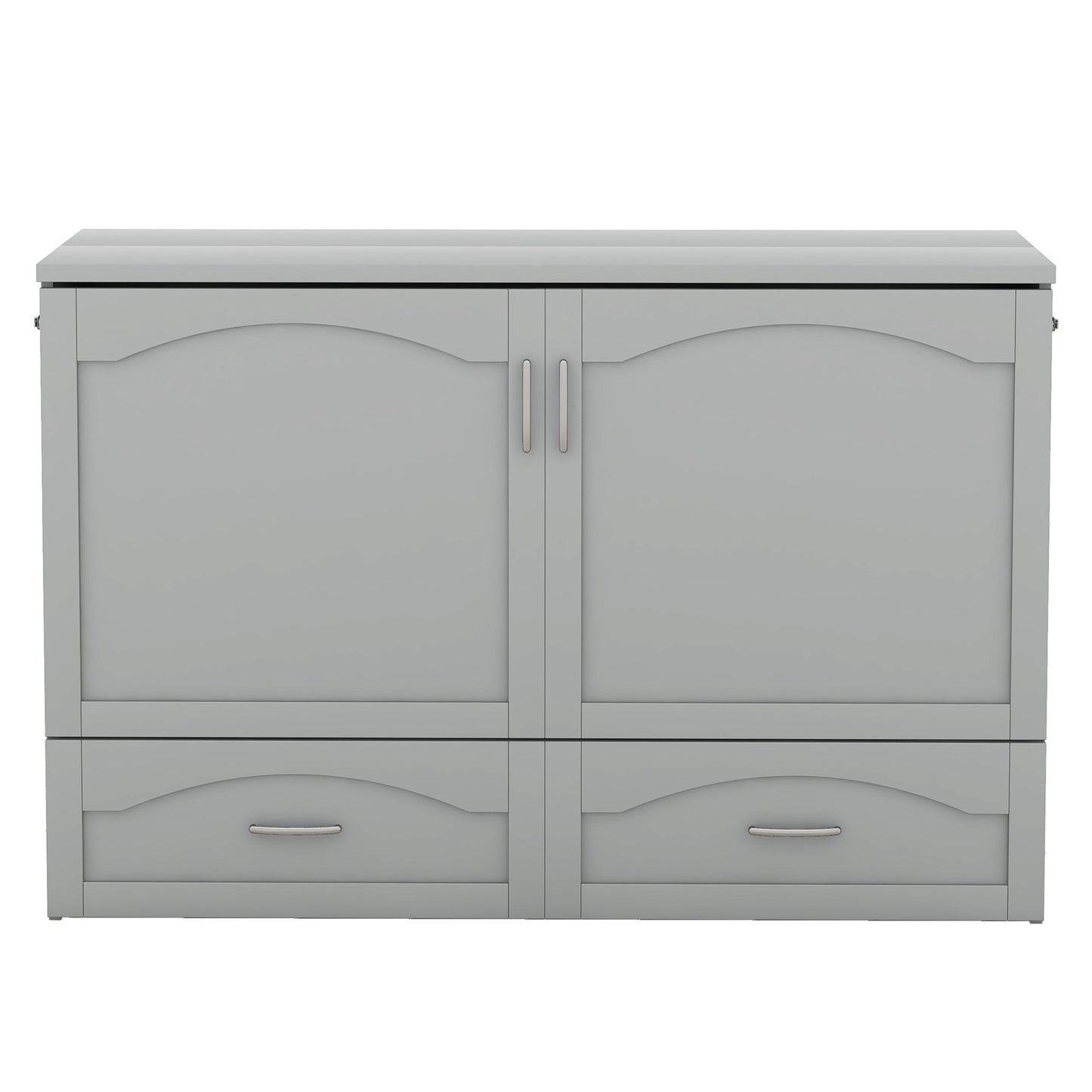 Murphy Wall Bed With Drawer And A Set Of Sockets & USB Ports, Pulley Structure Design - The Sleep Loft - Online Mattress Showroom NYC