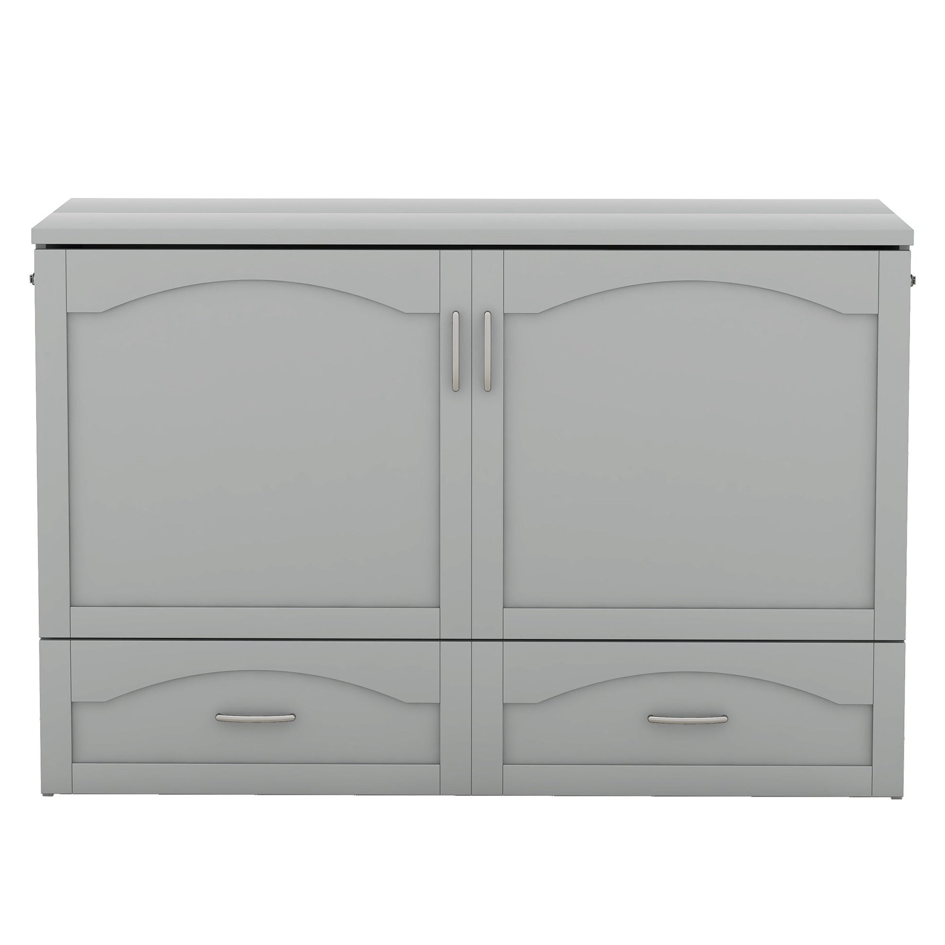 Murphy Wall Bed With Drawer And A Set Of Sockets & USB Ports, Pulley Structure Design - The Sleep Loft - Online Mattress Showroom NYC