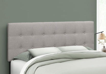Queen Size, Bed Headboard Only, Upholstered, Durable Construction - Gray - The Sleep Loft - Online Mattress Showroom NYC