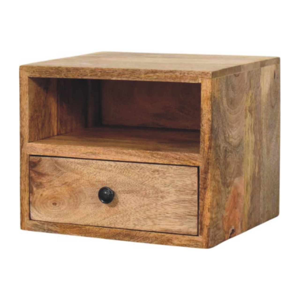 Solis - 1 Drawer Wall Mounted Nightstand - The Sleep Loft - Online Mattress Showroom NYC
