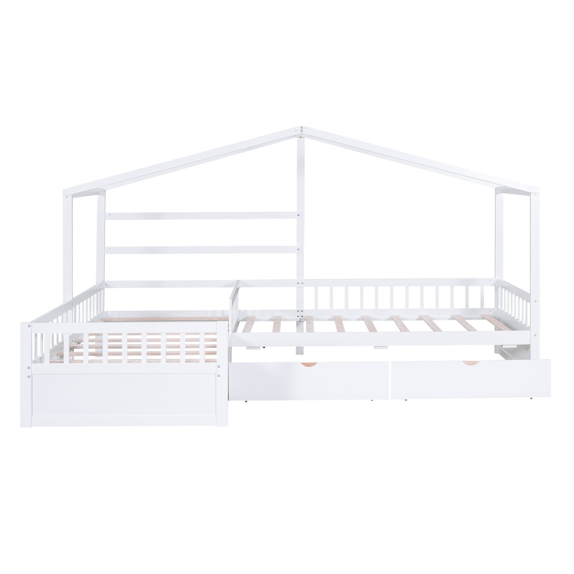 L Shape Platform Bed With 3 Storage Drawers - The Sleep Loft - Online Mattress Showroom NYC