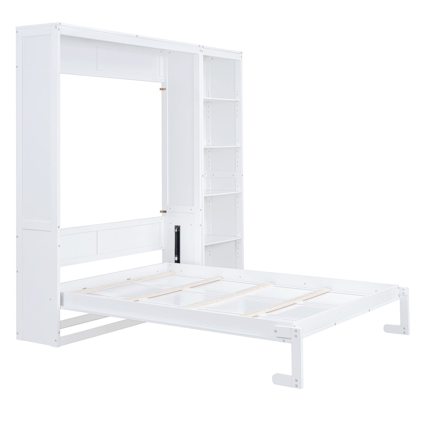 Murphy Wall Bed With Shelves - The Sleep Loft - Online Mattress Showroom NYC