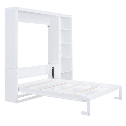 Murphy Wall Bed With Shelves - The Sleep Loft - Online Mattress Showroom NYC