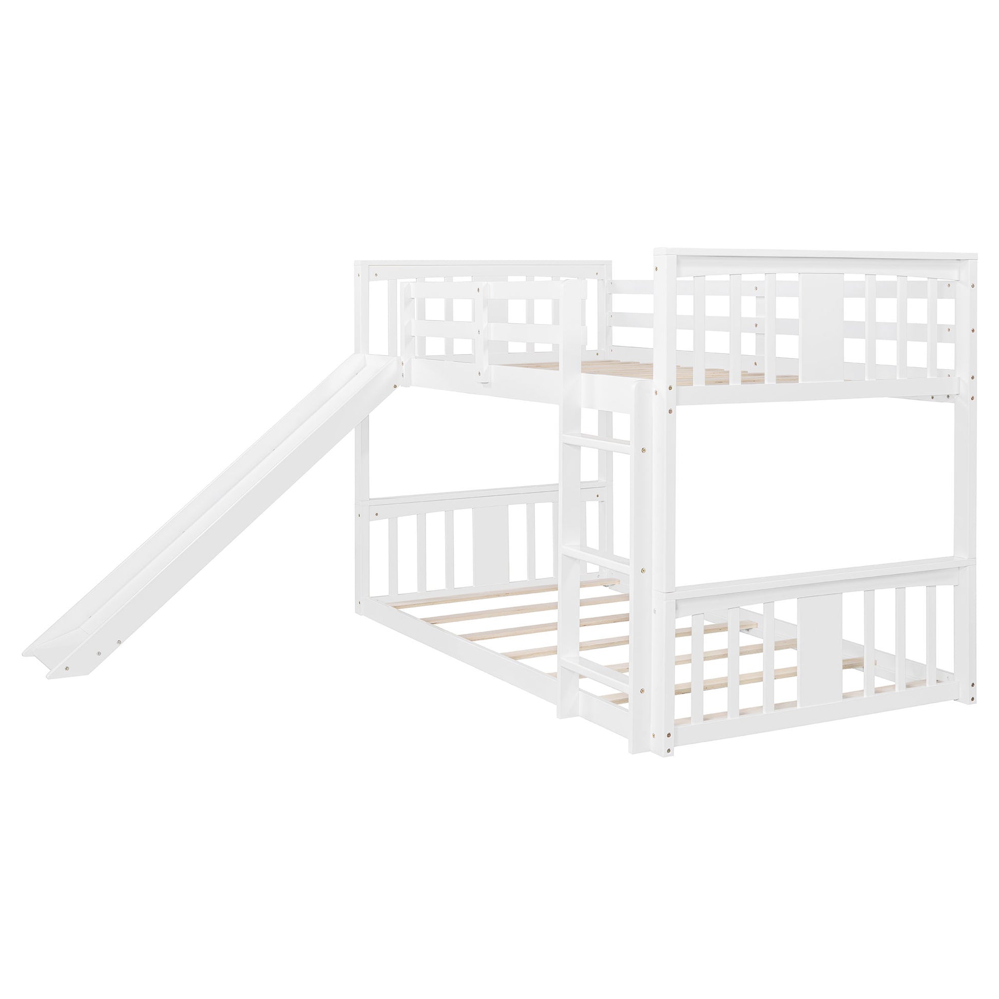 Bunk Bed With Convertible Ladder And Slide - The Sleep Loft - Online Mattress Showroom NYC