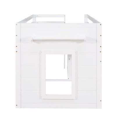 Loft Bed With Cabinet And Shelf - The Sleep Loft - Online Mattress Showroom NYC