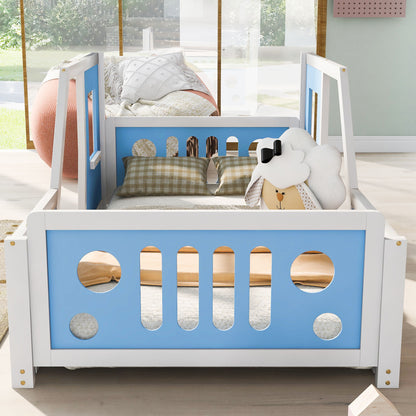 Classic Car Shaped Platform Bed With Wheels - The Sleep Loft - Online Mattress Showroom NYC