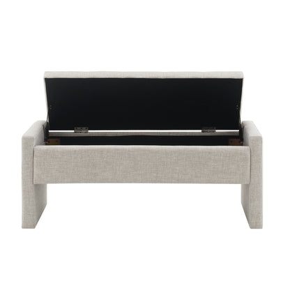Modern Upholstered Large Bed End Bench With Storage - The Sleep Loft - Online Mattress Showroom NYC