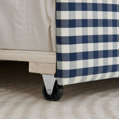 Gingham Daybed With USB Charging Port, Wave-Shaped Design - The Sleep Loft - Online Mattress Showroom NYC