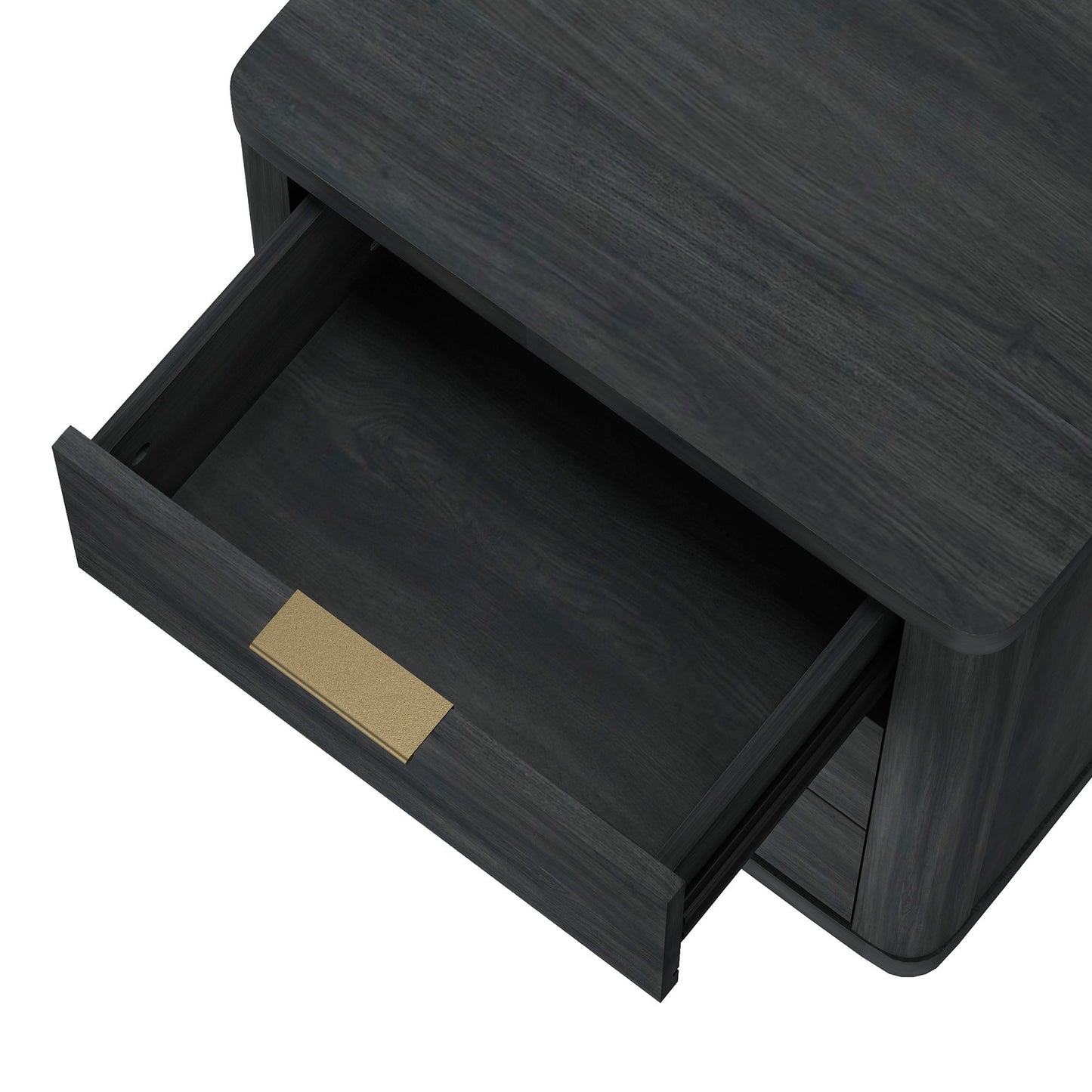 Evelyn - Nightstand With 3 Drawers, Smooth Rounded Edges - The Sleep Loft - Online Mattress Showroom NYC