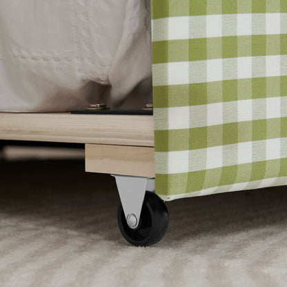 Gingham Daybed With USB Charging Port, Wave-Shaped Design - The Sleep Loft - Online Mattress Showroom NYC