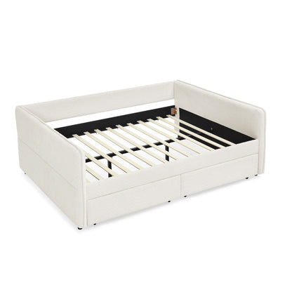 Upholstered Daybed & 2 Drawers - The Sleep Loft - Online Mattress Showroom NYC