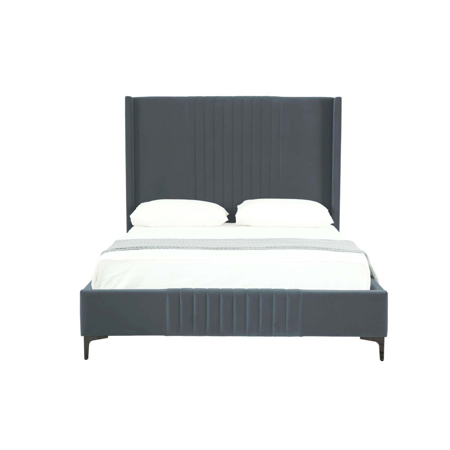 Promenade - Bed With Upholstered Headboard And Slats - The Sleep Loft - Online Mattress Showroom NYC