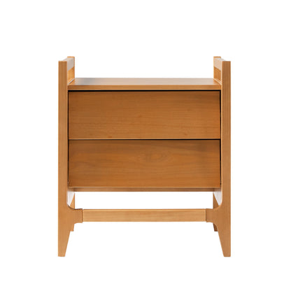 Scandi Angle Face Nightstand - The Sleep Loft - Online Mattress Showroom NYC