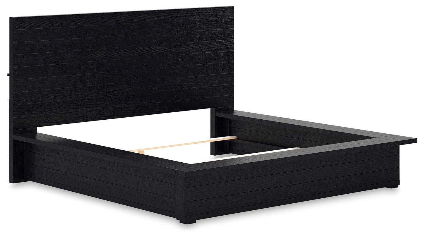 Londer - King Panel Bed - Black - The Sleep Loft - Online Mattress Showroom NYC