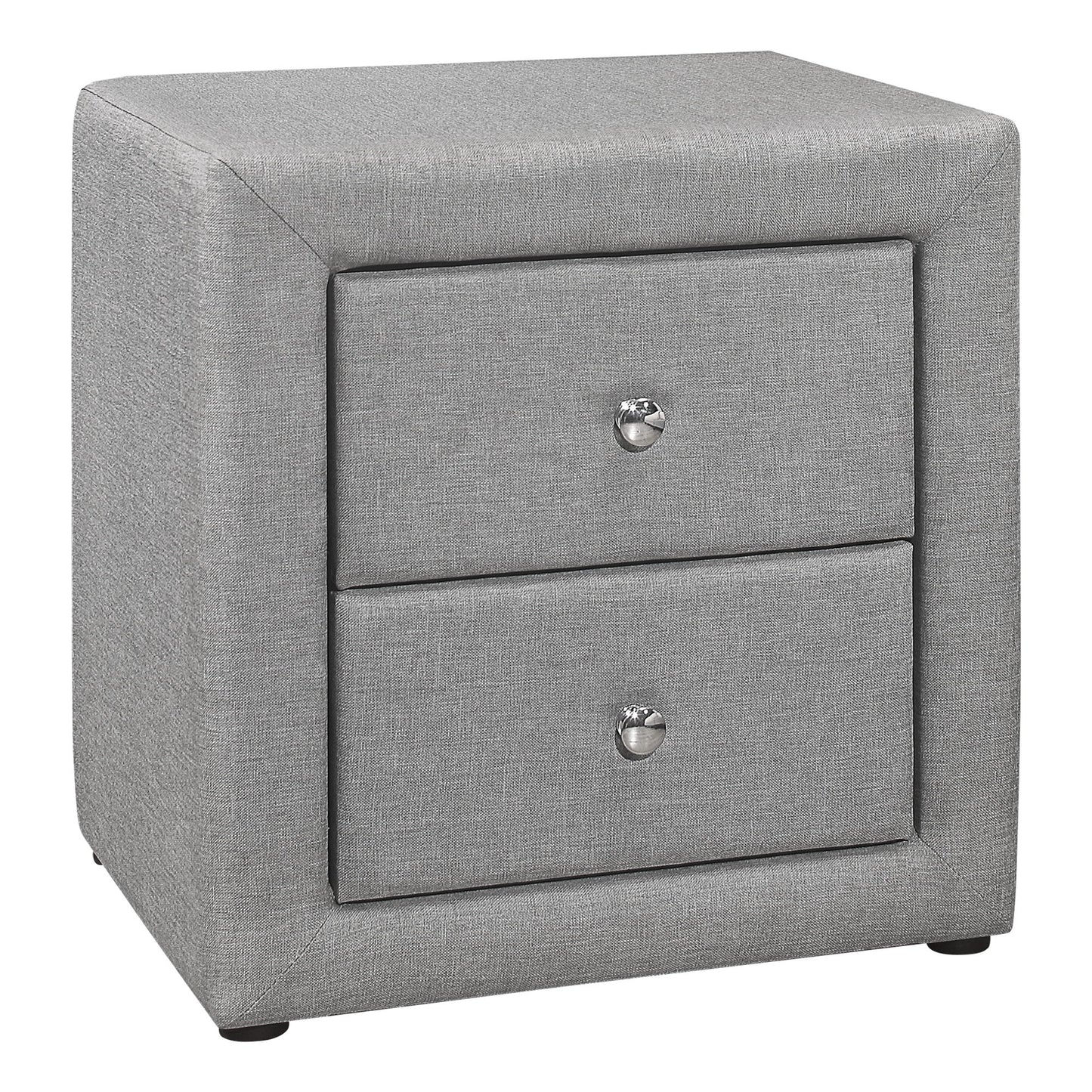 Nightstand, Storage Drawer Versatile Use, Upholstered, Transitional - The Sleep Loft - Online Mattress Showroom NYC