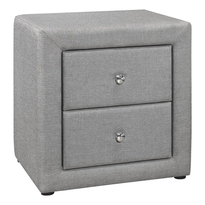Nightstand, Storage Drawer Versatile Use, Upholstered, Transitional - The Sleep Loft - Online Mattress Showroom NYC