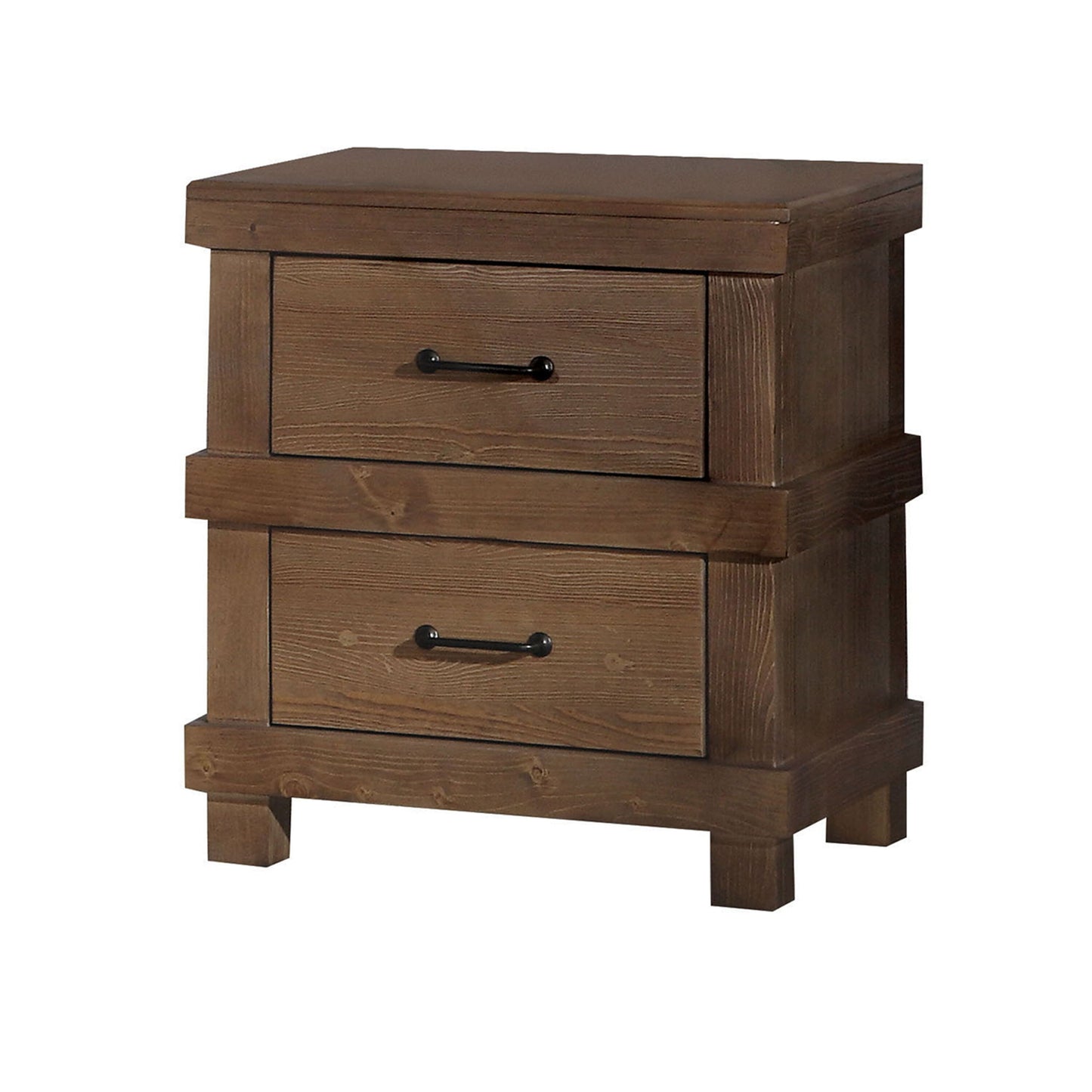 Adams - Antique Nightstand - Oak - The Sleep Loft - Online Mattress Showroom NYC