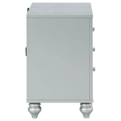 Menlo - 2 Drawer Nightstand - Gray - The Sleep Loft - Online Mattress Showroom NYC