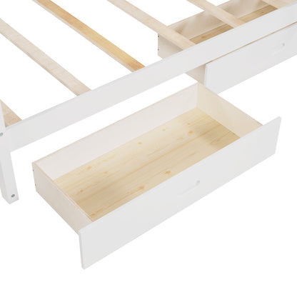 Bunk Bed With Ladders And 2 Storage Drawers - The Sleep Loft - Online Mattress Showroom NYC
