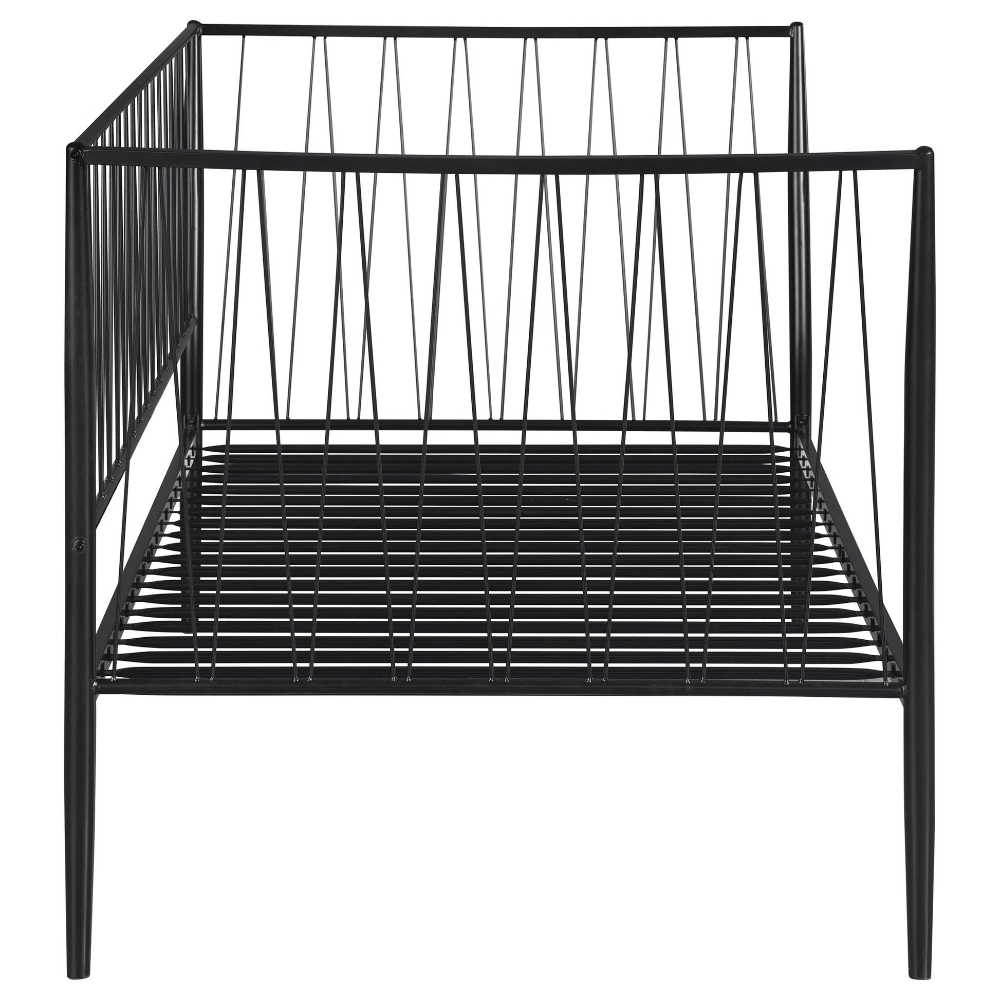 Vertigo - Twin Daybed With Slatted Support - Matte Black - The Sleep Loft - Online Mattress Showroom NYC