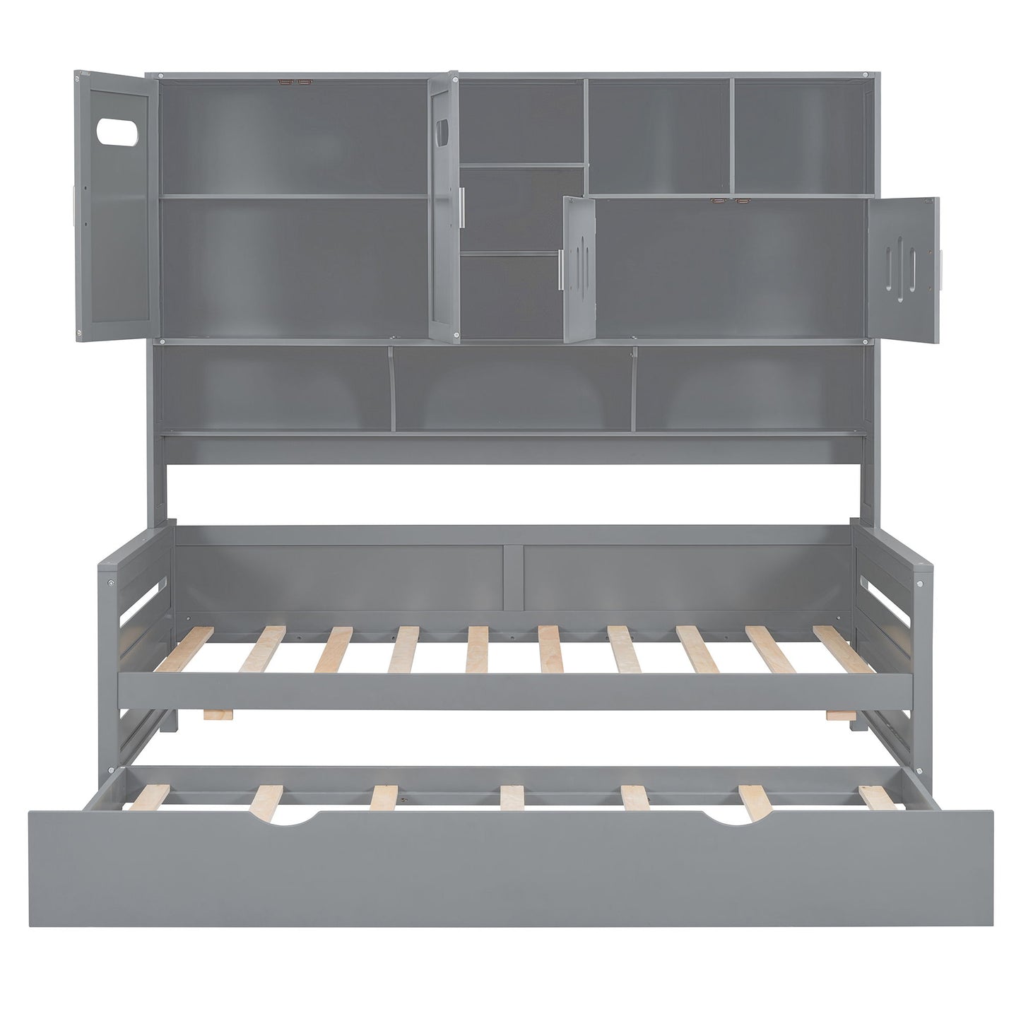 Daybed With All-In-One Cabinet And Shelf - The Sleep Loft - Online Mattress Showroom NYC