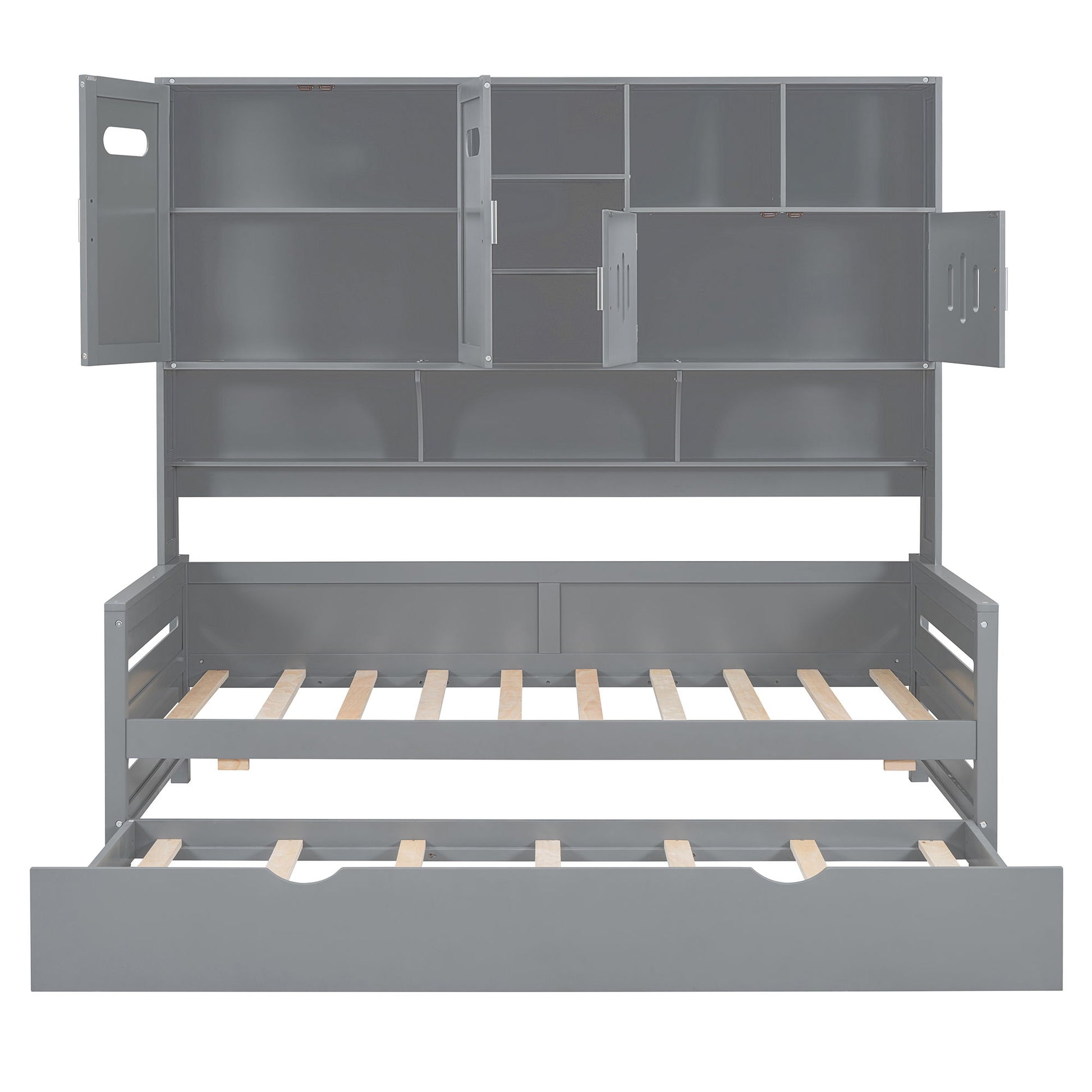 Daybed With All-In-One Cabinet And Shelf - The Sleep Loft - Online Mattress Showroom NYC