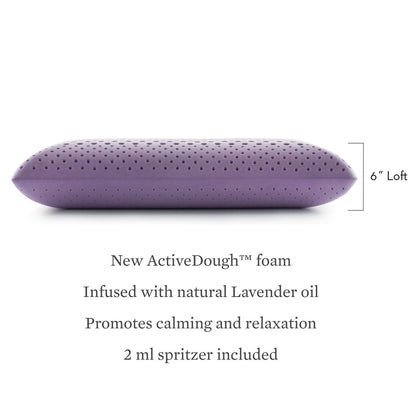 Zoned ActiveDough + Lavender - Pillow - The Sleep Loft - Online Mattress Showroom NYC