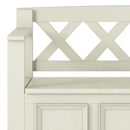 Amherst - Handcrafted Entryway Storage Bench - The Sleep Loft - Online Mattress Showroom NYC