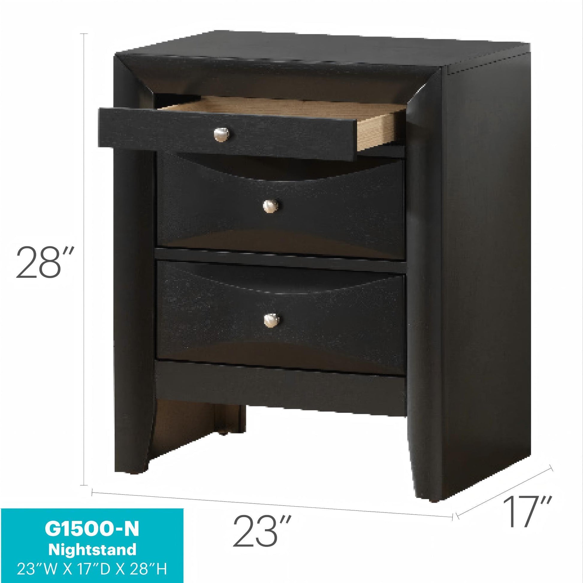 Modern Design Nightstand - The Sleep Loft - Online Mattress Showroom NYC
