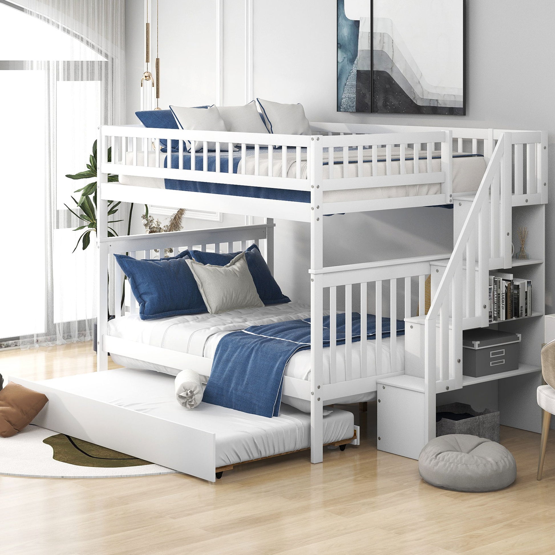 Bunk Bed With Staircase - The Sleep Loft - Online Mattress Showroom NYC