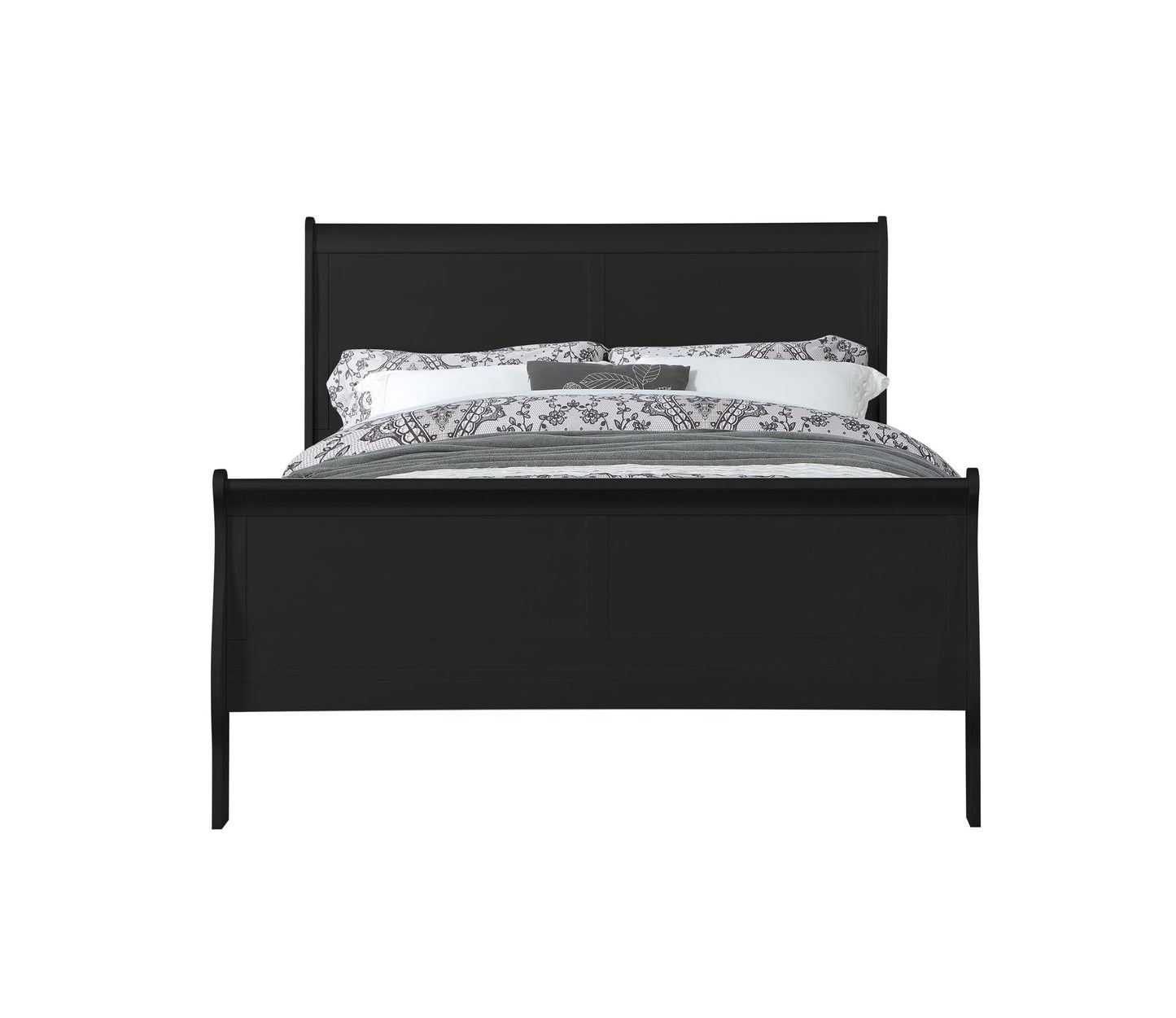 Louis Philippe - Sleigh Style Bed - The Sleep Loft - Online Mattress Showroom NYC