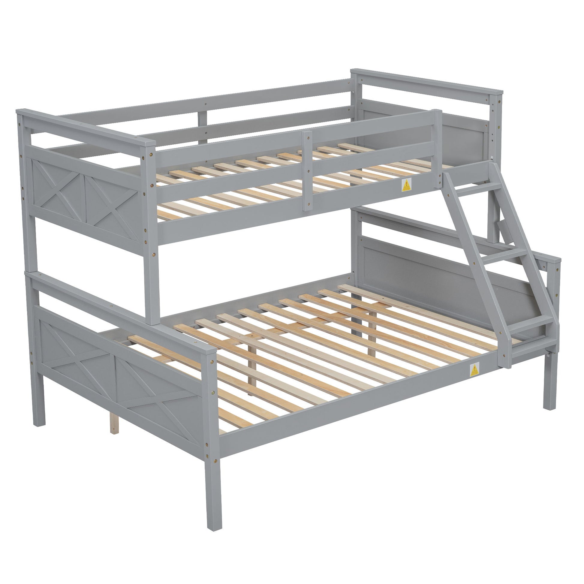 Bunk Bed With Ladder And Safety Guardrail - The Sleep Loft - Online Mattress Showroom NYC