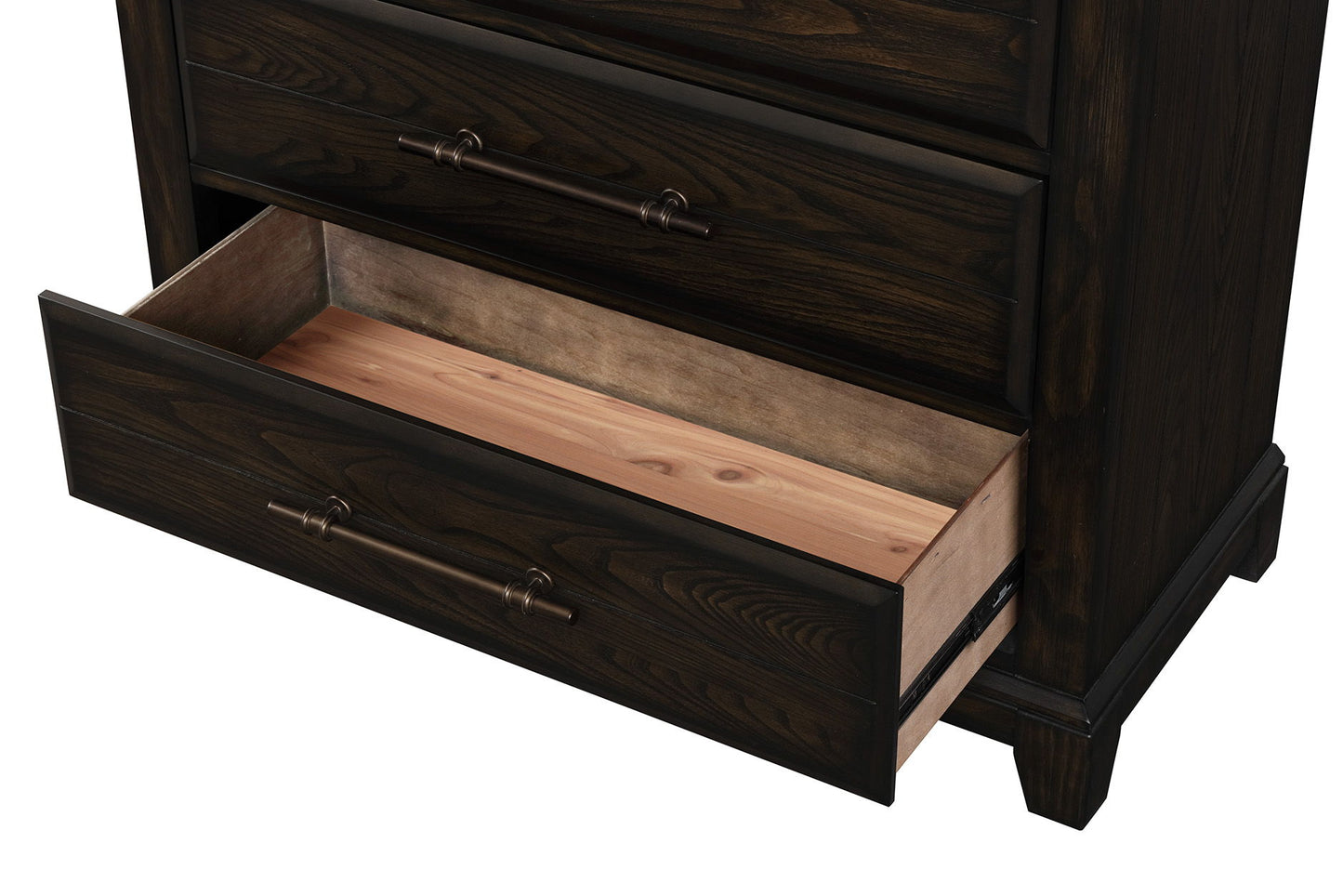 2 Drawer Nightstand Elegant Design - Mahogany - The Sleep Loft - Online Mattress Showroom NYC