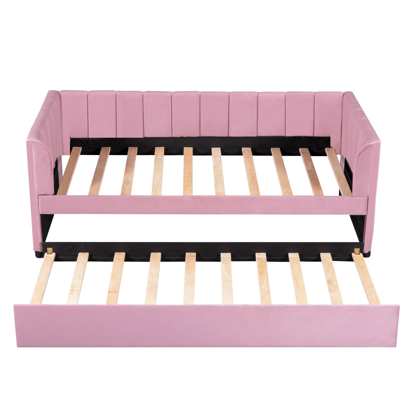 Upholstered Daybed With Ergonomic Design Backrest - The Sleep Loft - Online Mattress Showroom NYC
