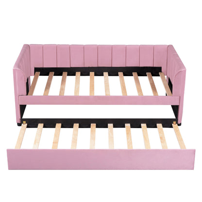 Upholstered Daybed With Ergonomic Design Backrest - The Sleep Loft - Online Mattress Showroom NYC